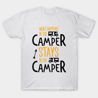 WHAT HAPPENS IN THE CAMPER T-Shirt